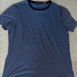 Polo by Ralph Lauren Blue and Black Short Sleeve Tee